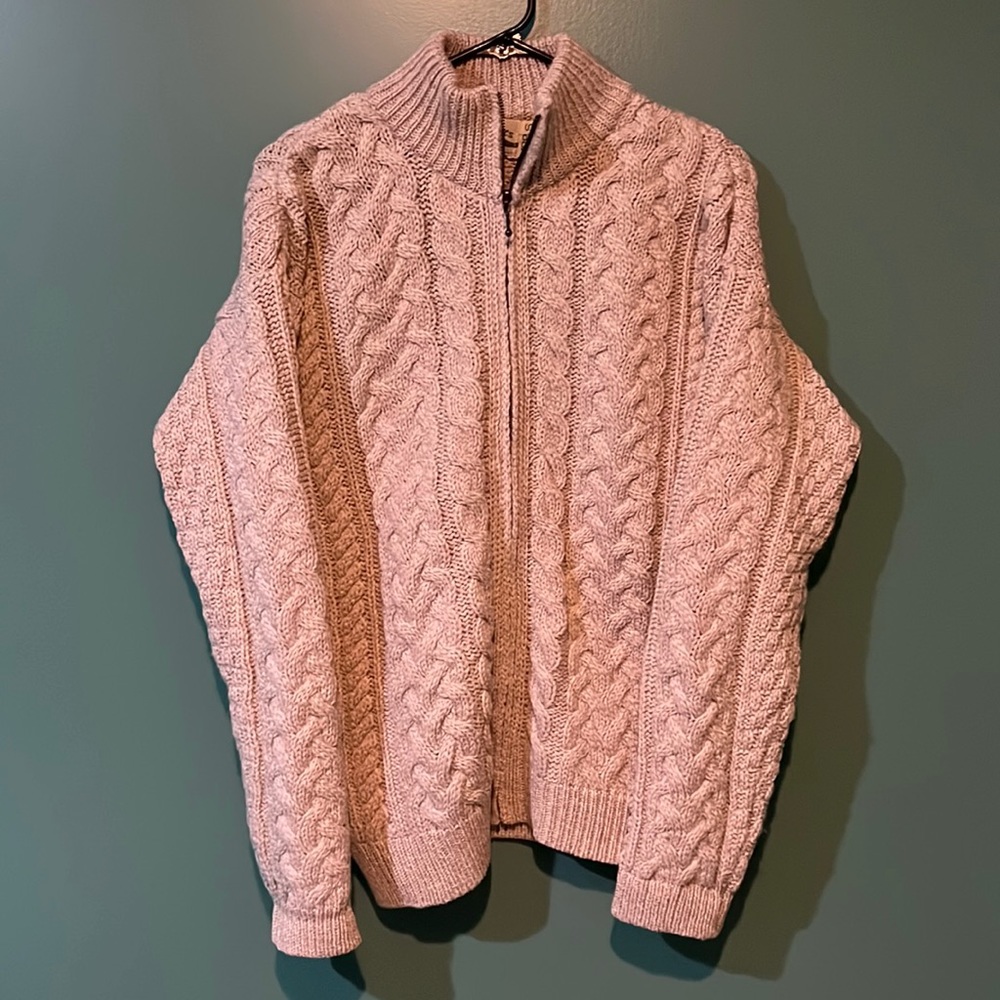 Aran Crafts Size Small 100% Merino Wool Sweater
